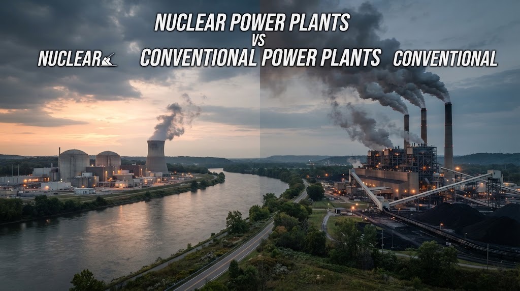 Nuclear Power Plants vs Conventional Power Plants