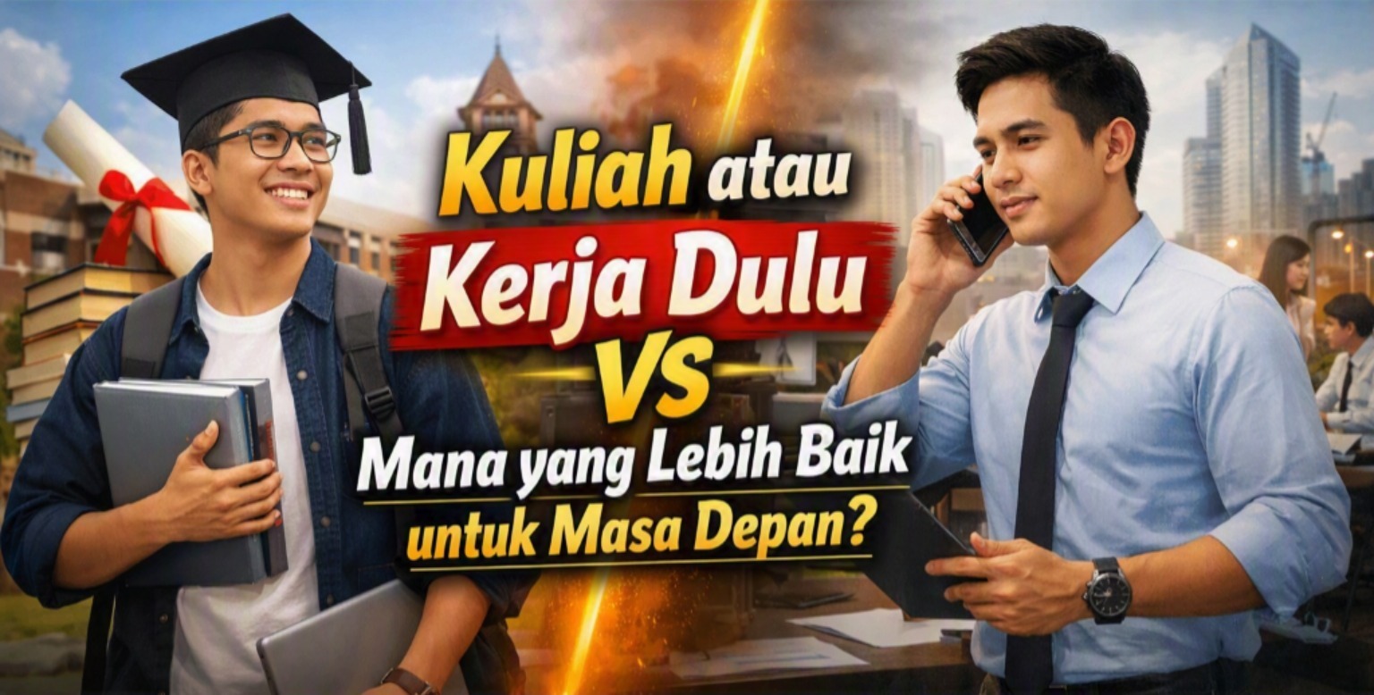 Kuliah atau Kerja Dulu Mana yang Lebih Baik untuk Masa Depan?
