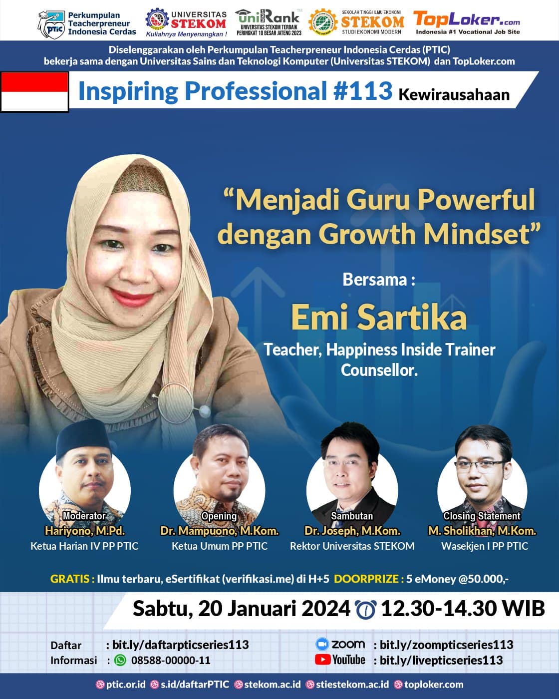 INSPIRING PROFESSIONAL Menjadi Guru Powerful dengan Growth Mindset