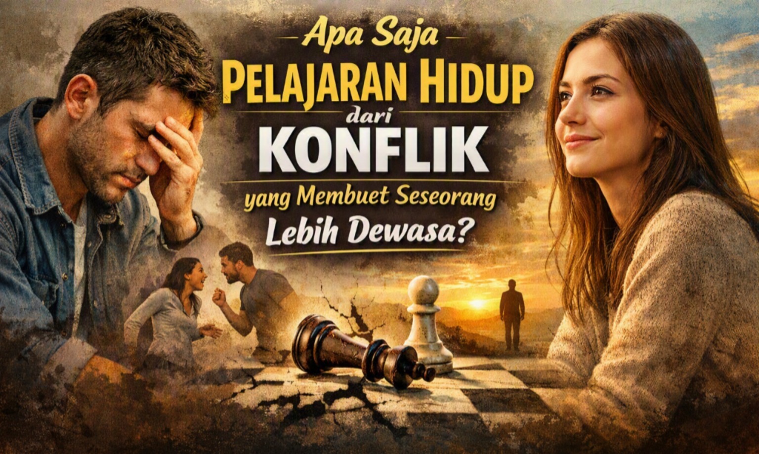 Apa Saja Pelajaran Hidup dari Konflik yang Membuat Seseorang Lebih Dewasa?