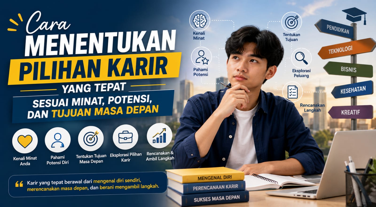 Cara Menentukan Pilihan Karier Yang Tepat Sesuai Minat Potensi Dan Tujuan Masa Depan