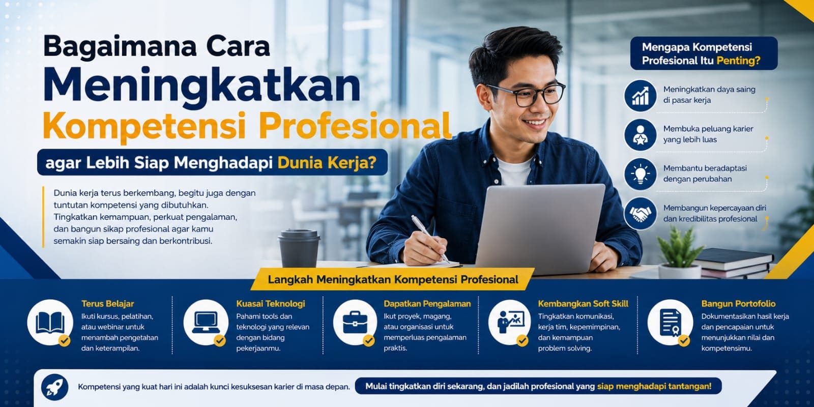 Bagaimana Cara Meningkatkan Kompetensi Profesional agar Lebih Siap Menghadapi Dunia Kerja?
