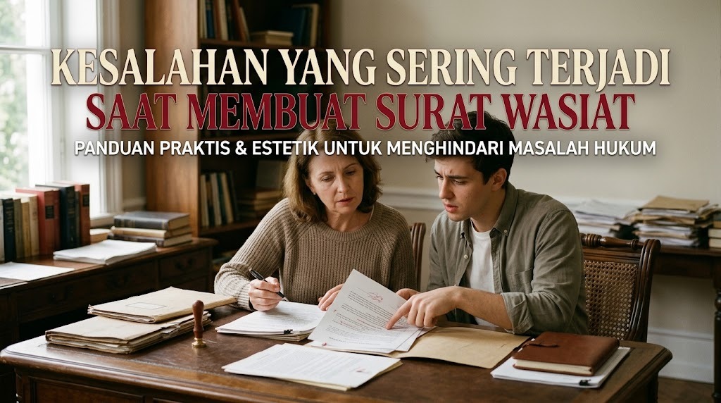Kesalahan yang Sering Terjadi Saat Membuat Surat Wasiat