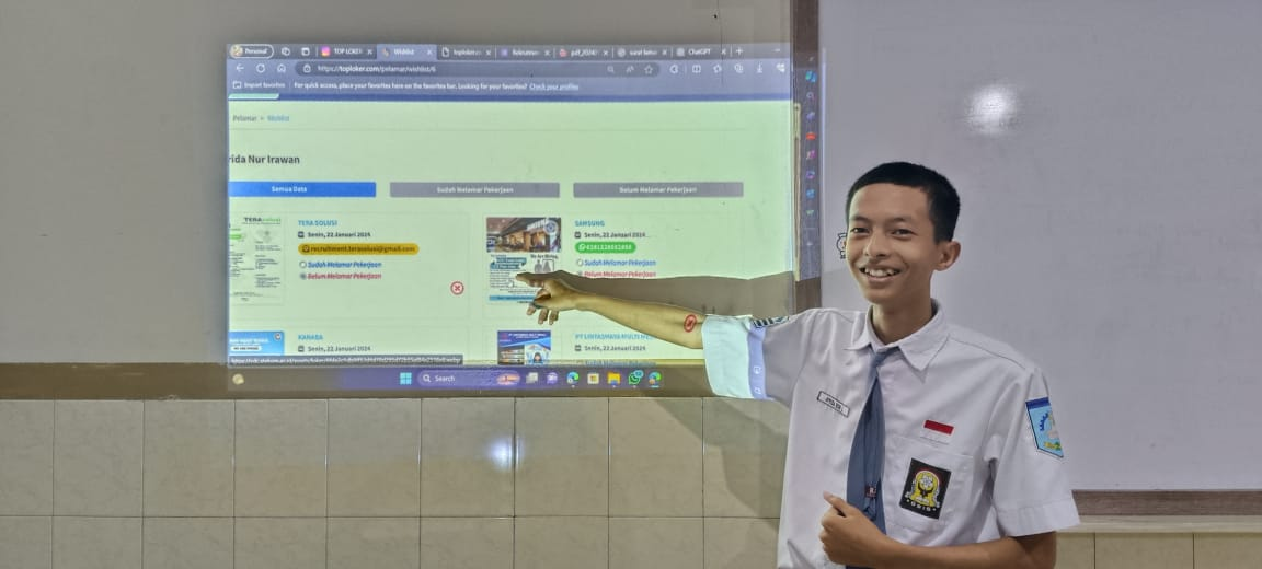 Eksplorasi Karier Tanpa Batas: Antusiasme Siswa Kelas 3 Bersama TopLoker.com