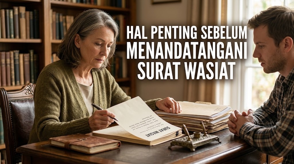 Hal Penting Sebelum Menandatangani Surat Wasiat