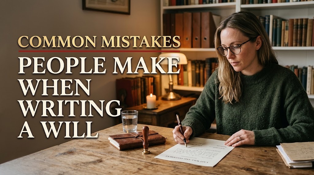 Common Mistakes People Make When Writing a Will