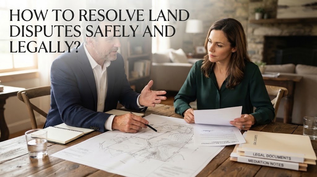How to Resolve Land Disputes Safely and Legally?