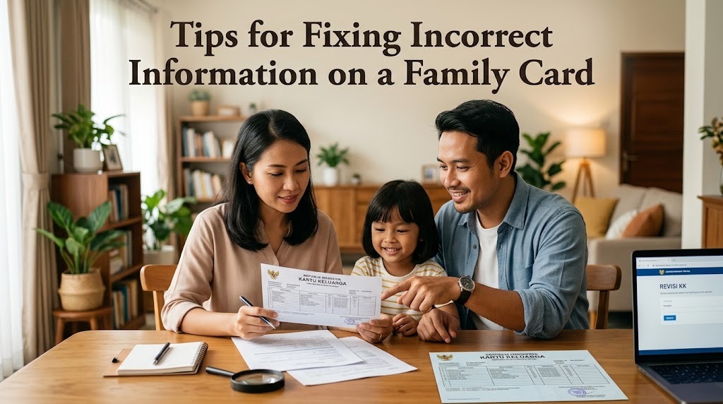 Tips For Fixing Incorrect Information On A Family Card