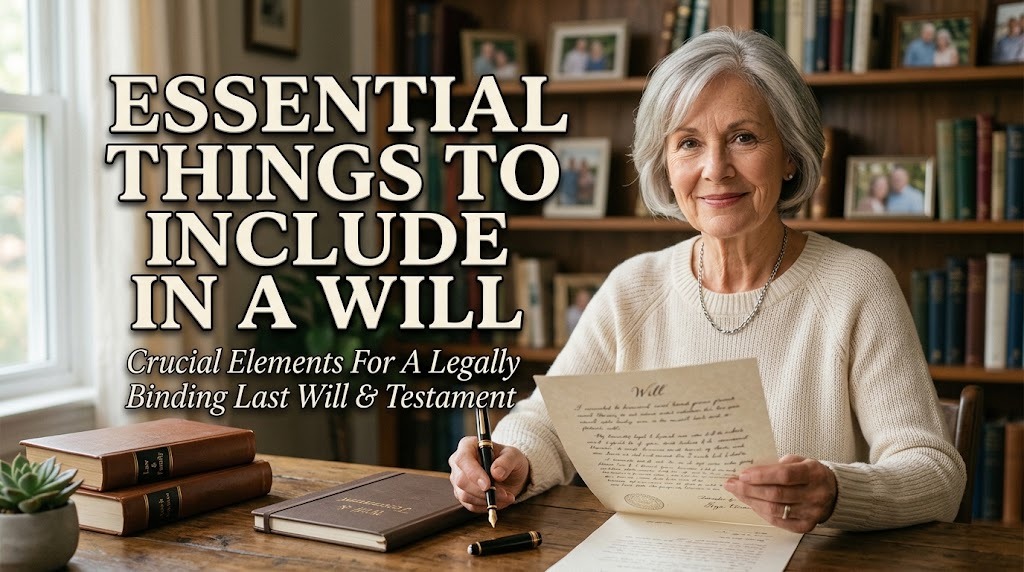 Essential Things to Include in a Will