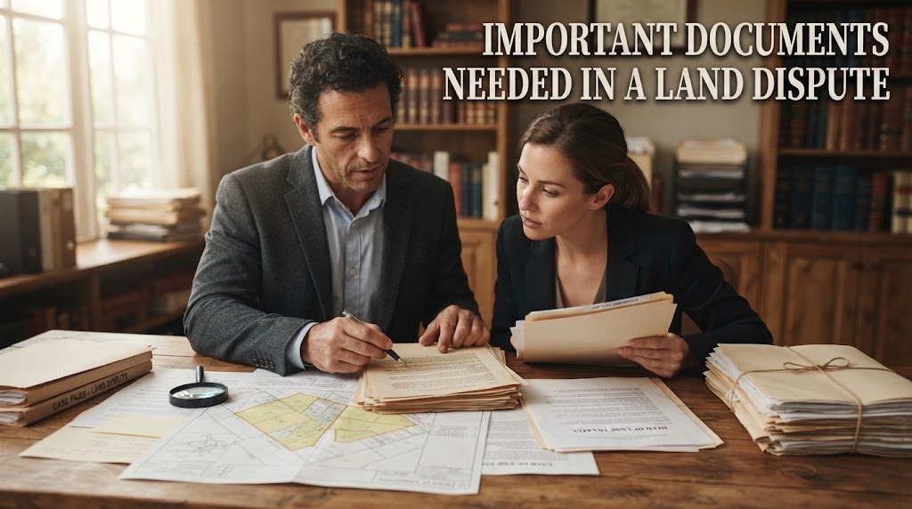 Important Documents Needed in a Land Dispute