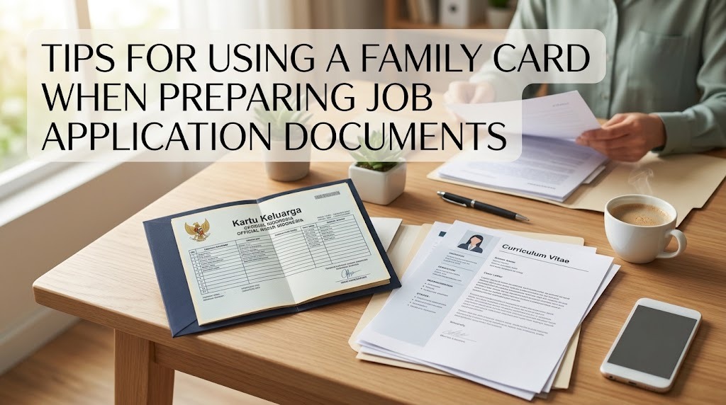 Tips For Using A Family Card When Preparing Job Application Documents
