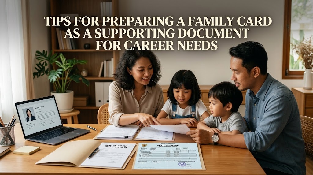 Tips For Preparing A Family Card As A Supporting Document For Career Needs