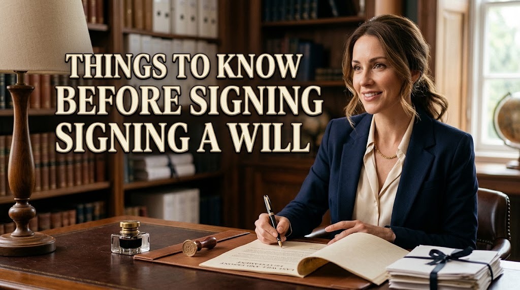 Things to Know Before Signing a Will