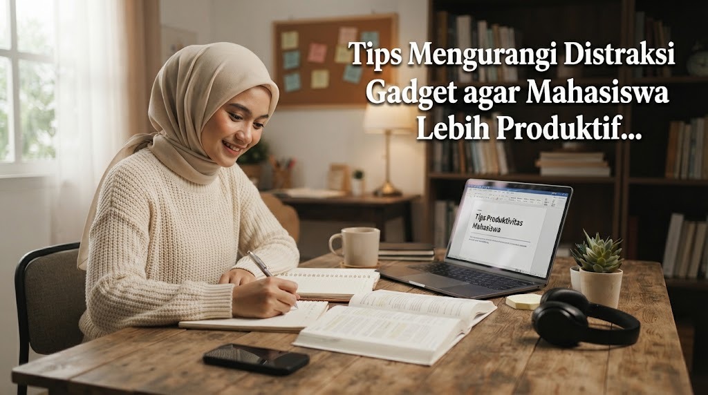 Tips Mengurangi Distraksi Gadget agar Mahasiswa Lebih Produktif