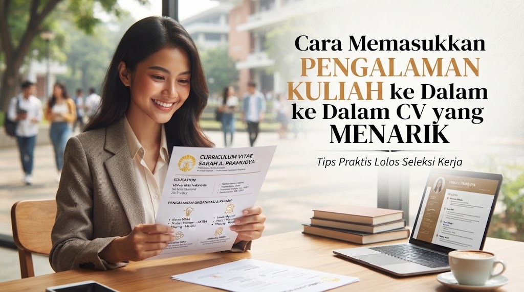 Cara Memasukkan Pengalaman Kuliah ke Dalam CV yang Menarik