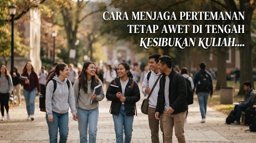 Cara Menjaga Pertemanan Tetap Awet di Tengah Kesibukan Kuliah