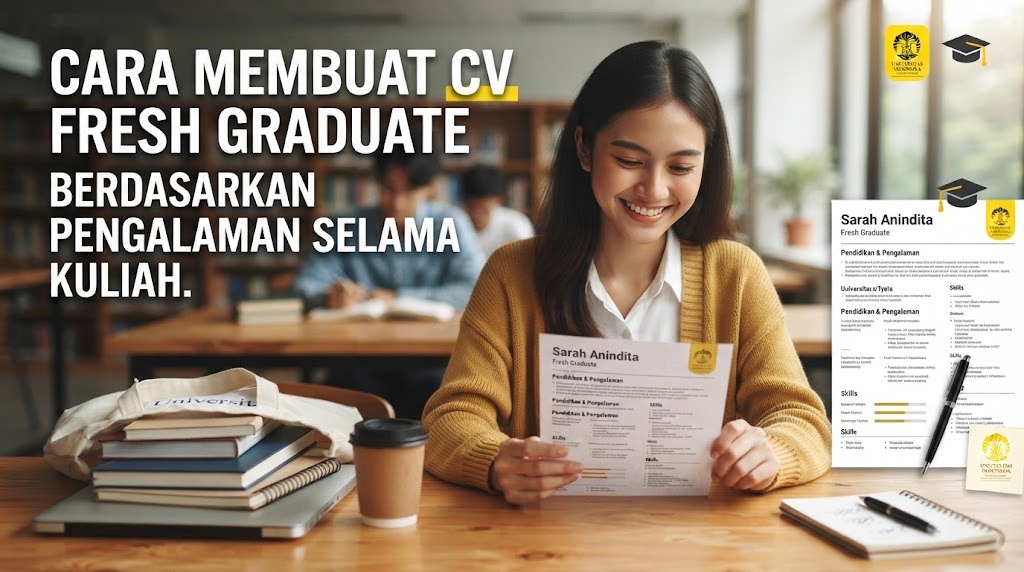 Cara Membuat CV Fresh Graduate Berdasarkan Pengalaman Selama Kuliah