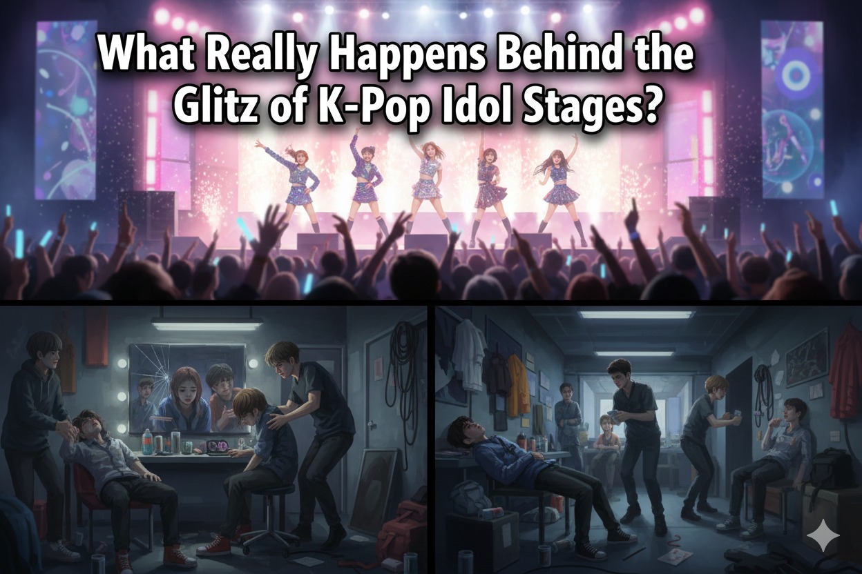 What Really Happens Behind the Glitz of K-Pop Idol Stages?