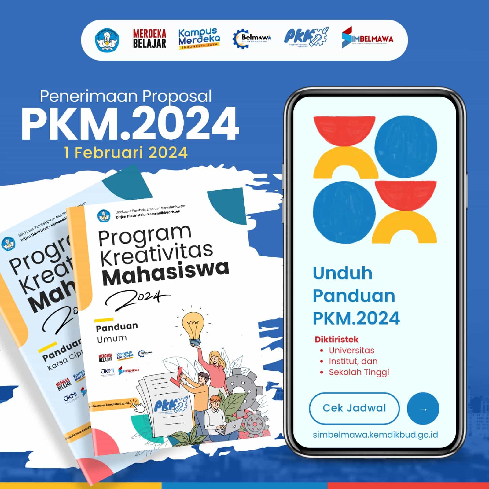 Pendaftaran Proposal PKM 2024 telah dibuka nih !