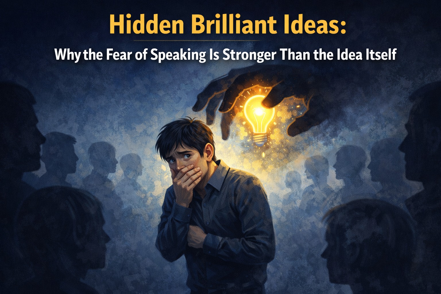 Hidden Brilliant Ideas: Why the Fear of Speaking Is Stronger Than the Idea Itself