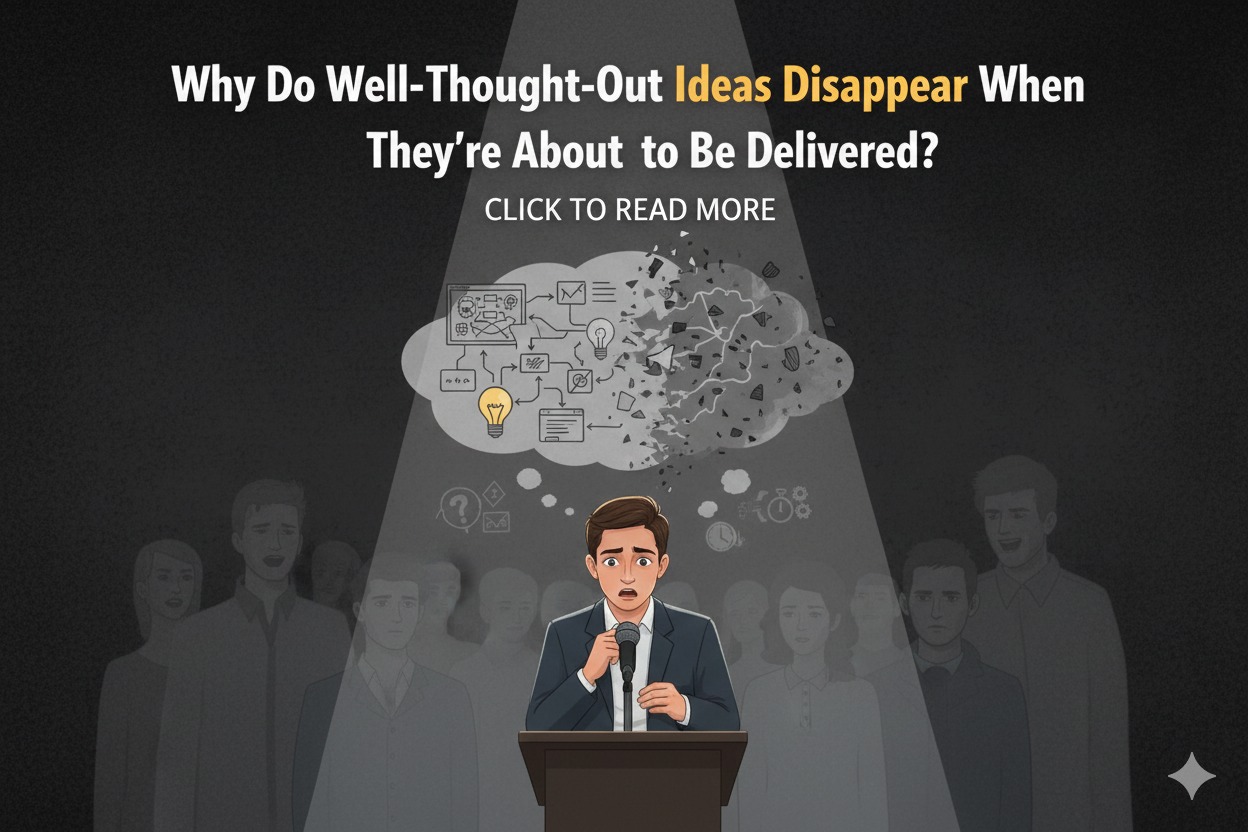 Why Do Well-Thought-Out Ideas Disappear When They're About to Be Delivered?