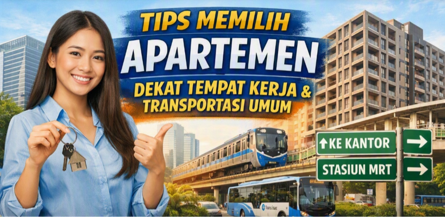 Tips Memilih Apartemen Dekat Tempat Kerja dan Transportasi Umum