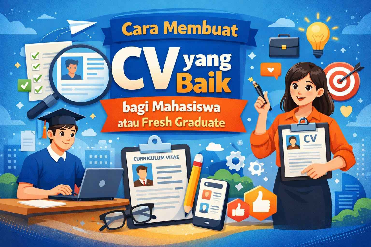 Cara Membuat CV yang Baik bagi Mahasiswa atau Fresh Graduate