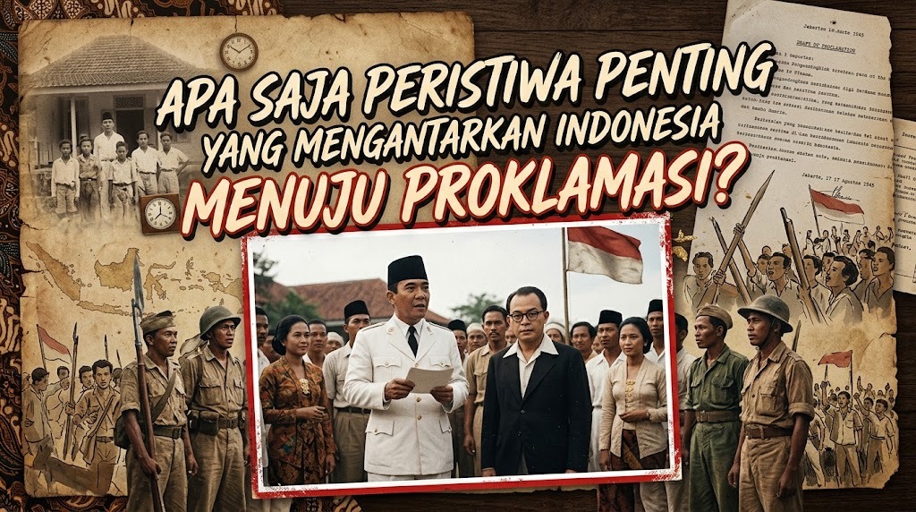 Apa Saja Peristiwa Penting yang Mengantarkan Indonesia Menuju Proklamasi?