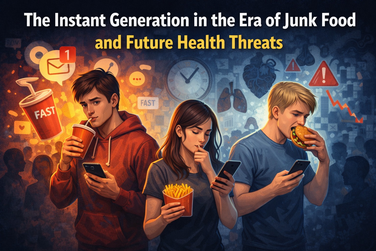 The Instant Generation in the Era of Junk Food and Future Health Threats