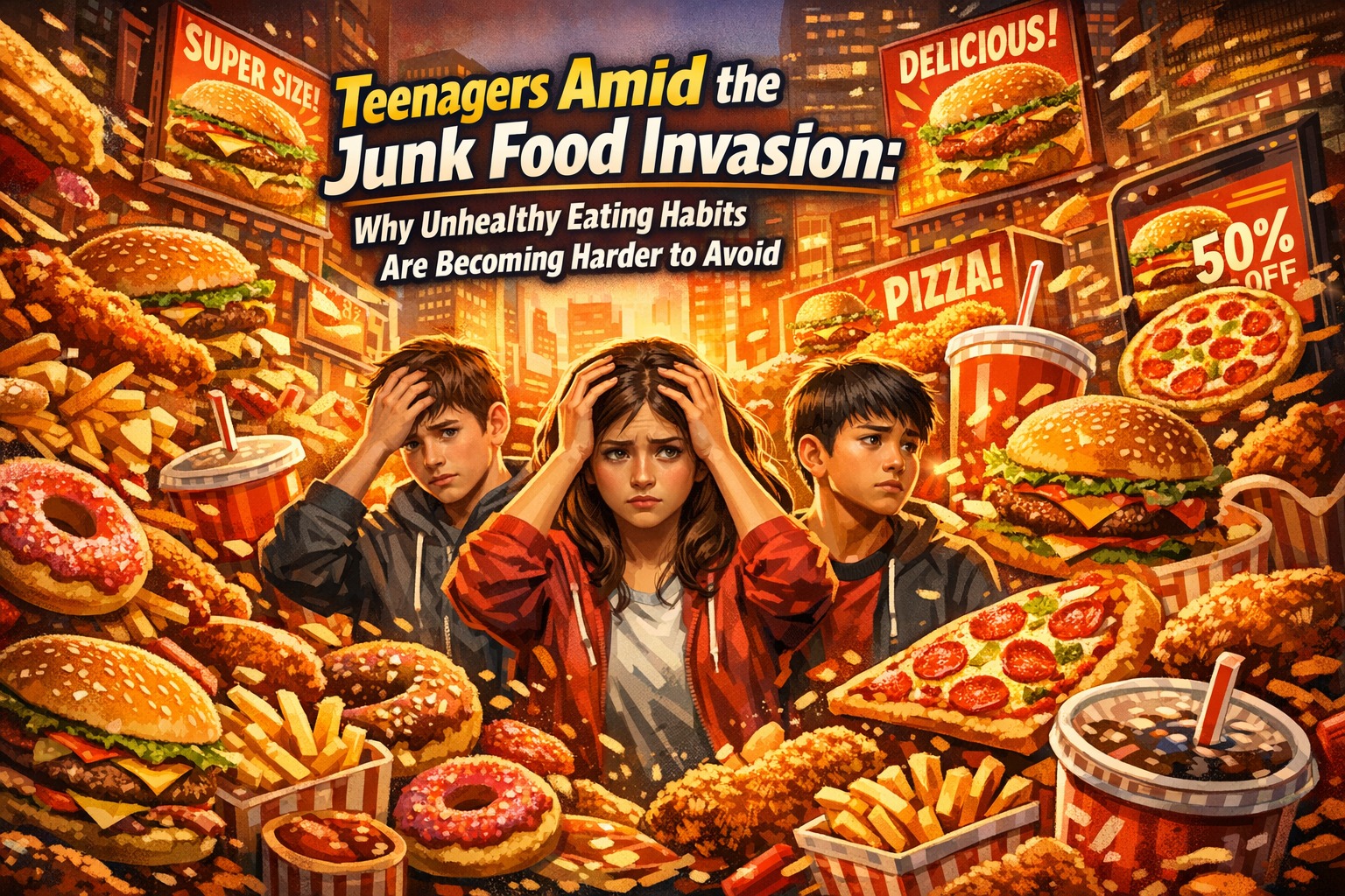 Teenagers Amid the Junk Food Invasion: Why Unhealthy Eating Habits Are Becoming Harder to Avoid