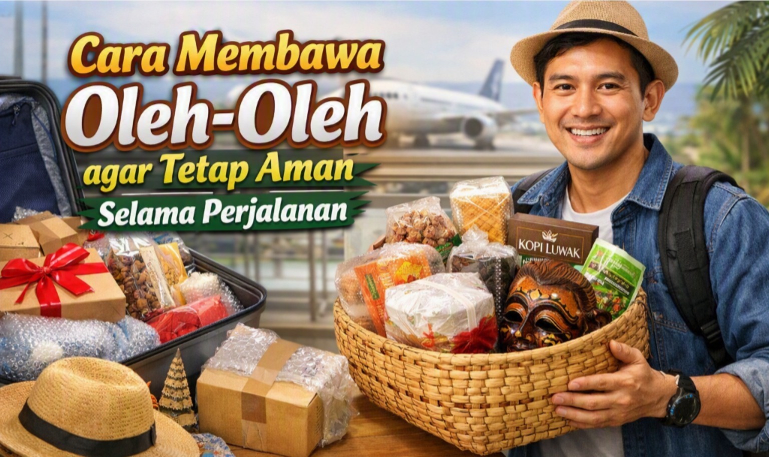 Cara Membawa Oleh-Oleh agar Tetap Aman Selama Perjalanan