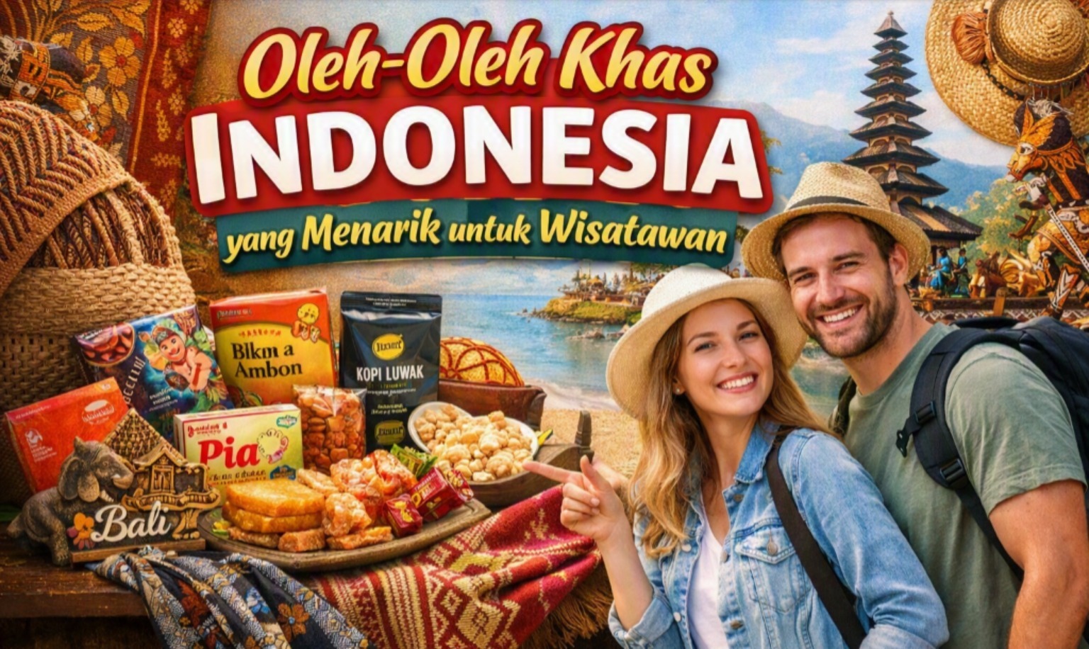 Oleh-Oleh Khas Indonesia yang Menarik untuk Wisatawan