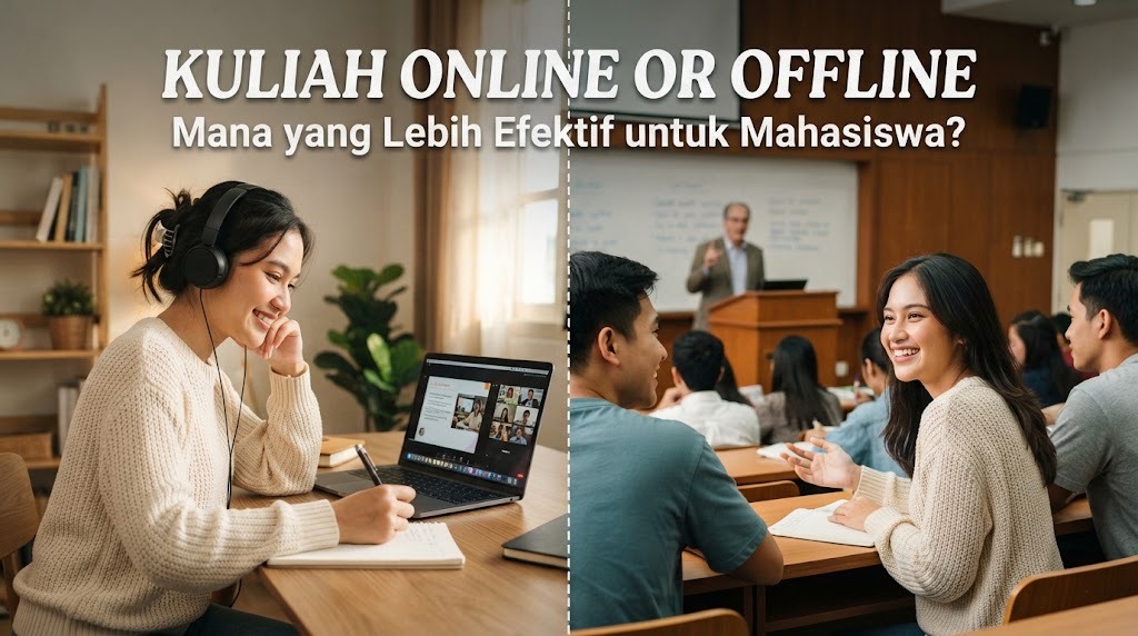 Kuliah Online atau Offline Mana yang Lebih Efektif untuk Mahasiswa?