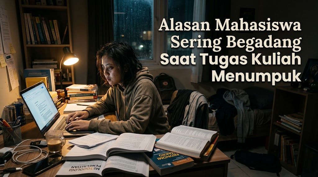 Alasan Mahasiswa Sering Begadang Saat Tugas Kuliah Menumpuk