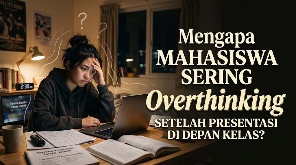 Mengapa Mahasiswa Sering Overthinking Setelah Presentasi di Depan Kelas?