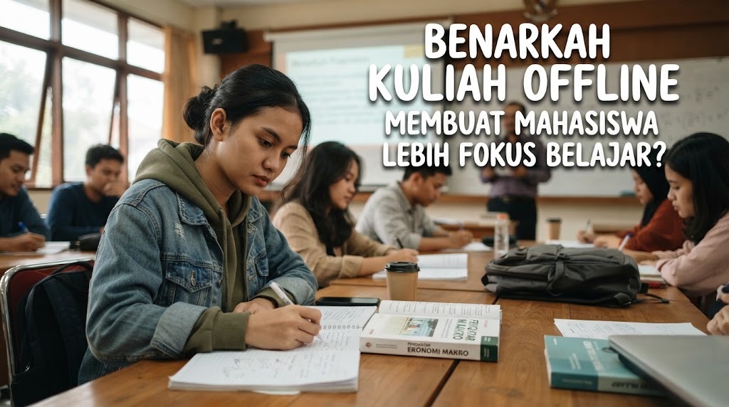 Benarkah Kuliah Offline Membuat Mahasiswa Lebih Fokus Belajar?