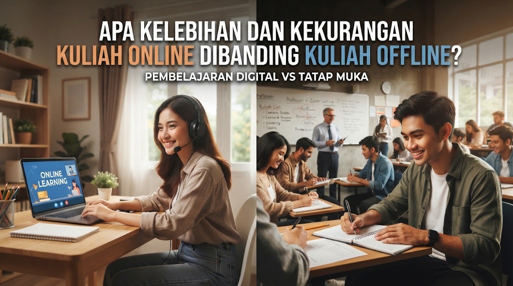 Apa Kelebihan dan Kekurangan Kuliah Online Dibanding Kuliah Offline?