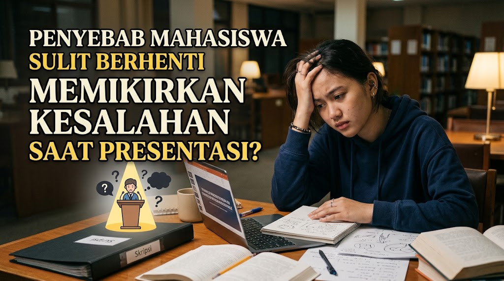 Penyebab Mahasiswa Sulit Berhenti Memikirkan Kesalahan Saat Presentasi