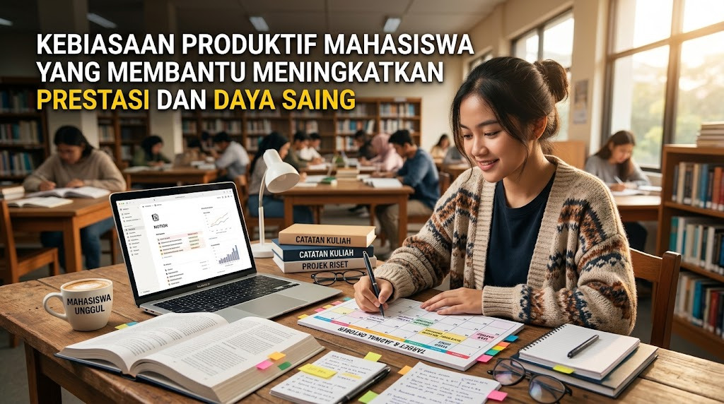 Kebiasaan Produktif Mahasiswa yang Membantu Meningkatkan Prestasi dan Daya Saing