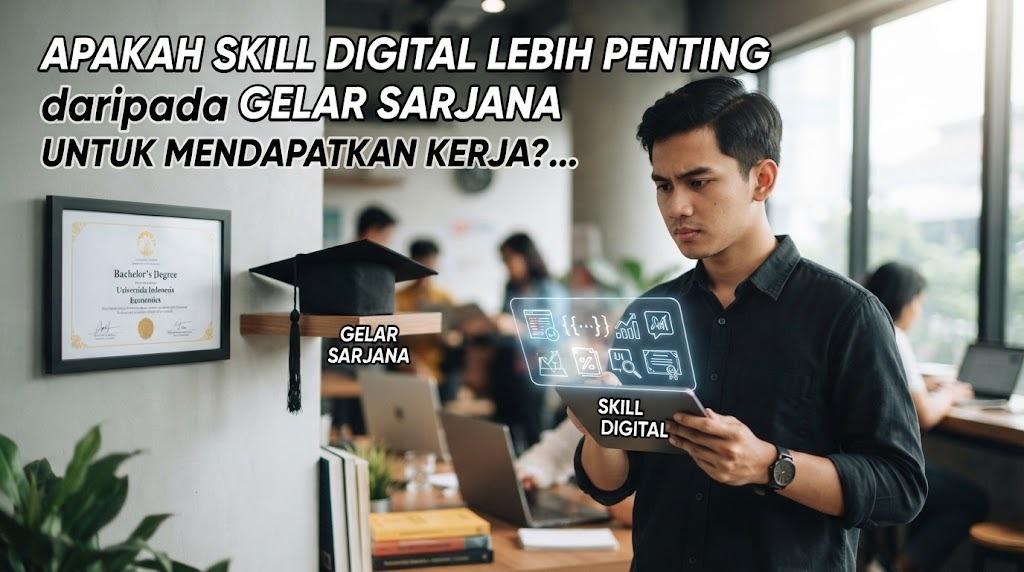 Apakah Skill Digital Lebih Penting daripada Gelar Sarjana untuk Mendapatkan Kerja?