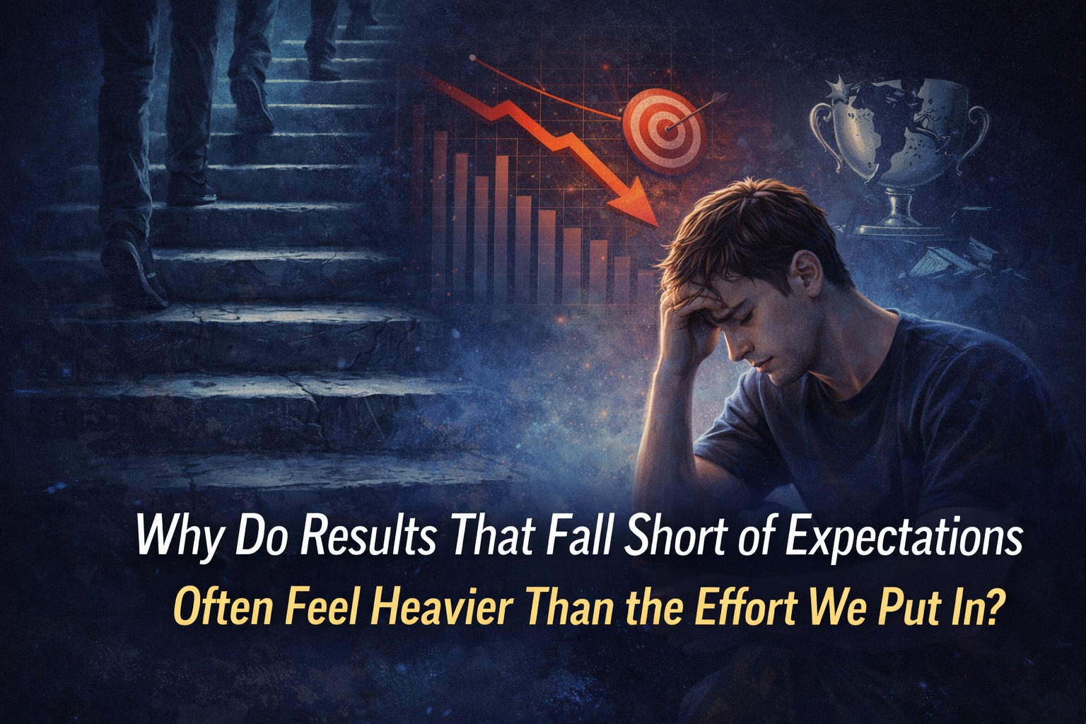 Why Do Results That Fall Short of Expectations Often Feel Heavier Than the Effort We Put In?