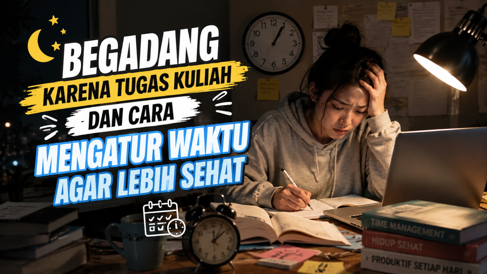 Begadang Karena Tugas Kuliah dan Cara Mengatur Waktu agar Lebih Sehat