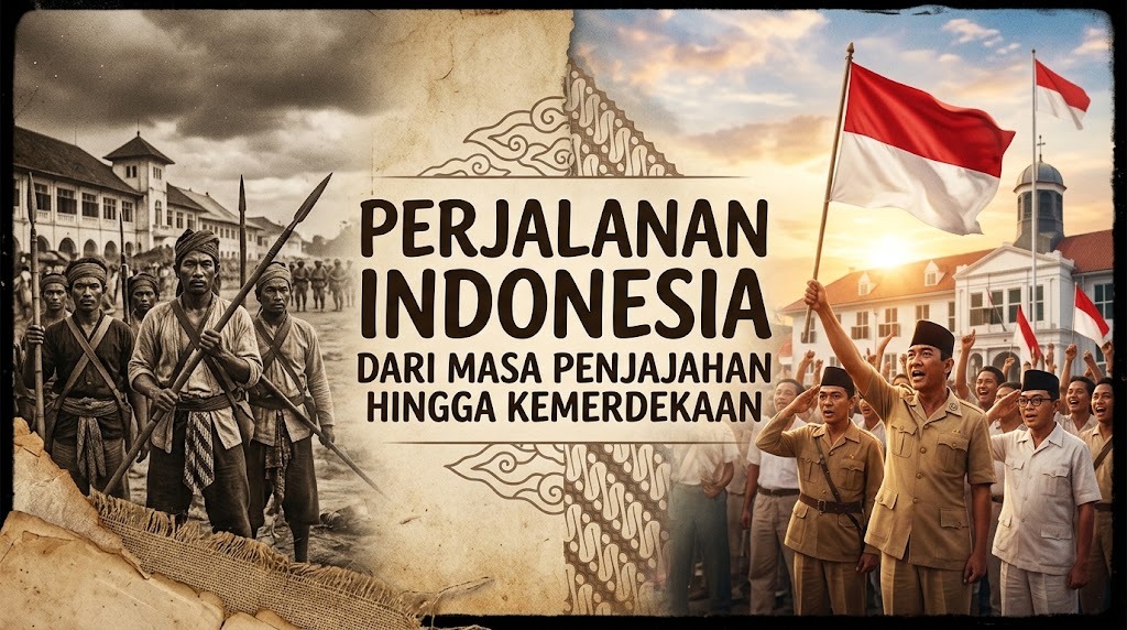 Perjalanan Indonesia dari Masa Penjajahan hingga Kemerdekaan