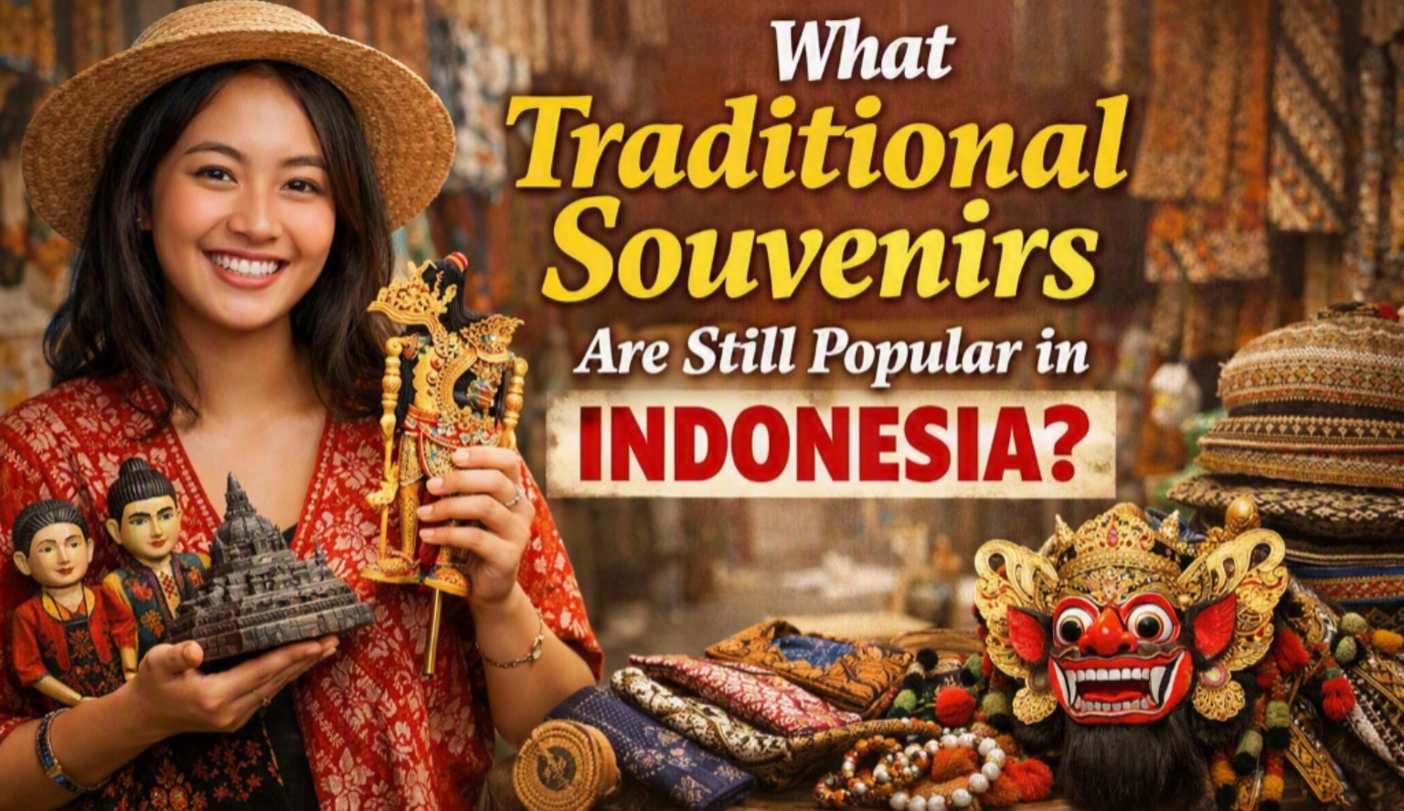 What Traditional Souvenirs Are Still Popular in Indonesia?