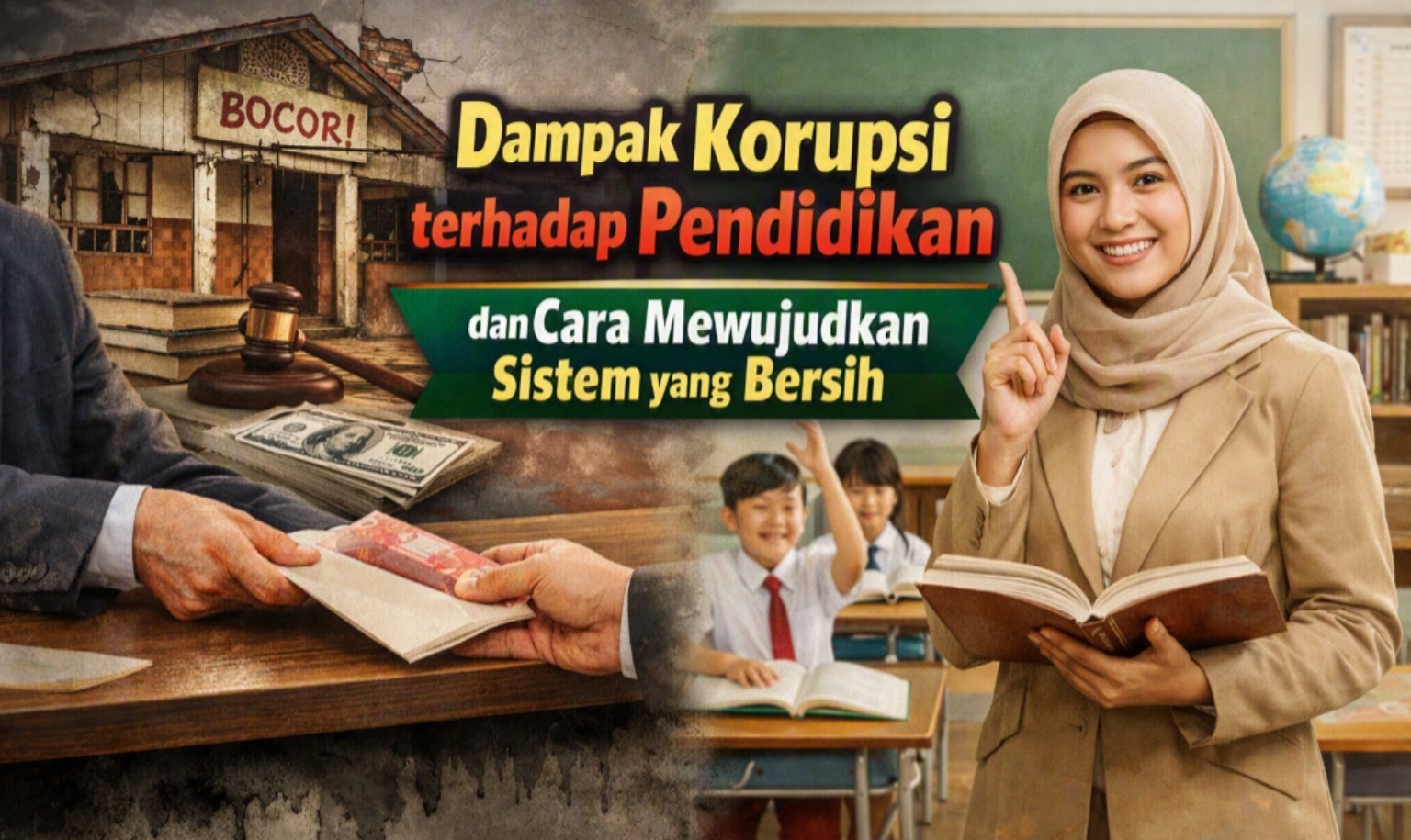 Dampak Korupsi terhadap Pendidikan dan Cara Mewujudkan Sistem yang Bersih