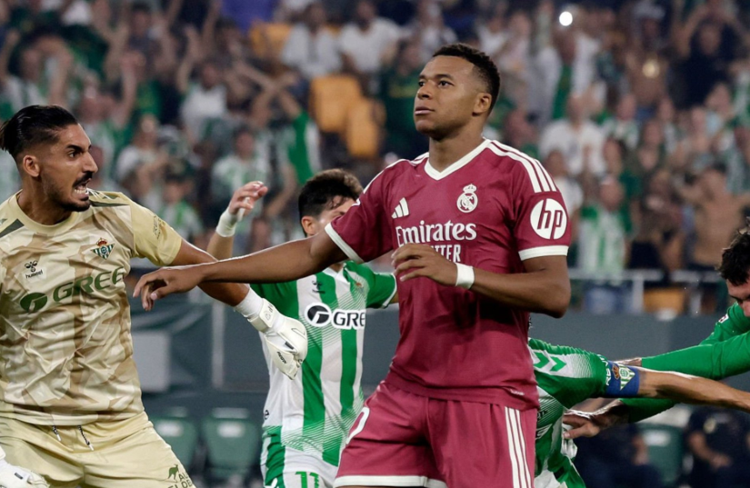 Real Betis vs Real Madrid Berakhir 0-1, Mbappe Gagal Penalti di Menit Akhir