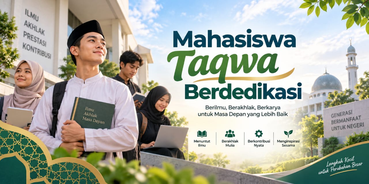 Bagaimana Mewujudkan Mahasiswa Taqwa Berdedikasi melalui Pendidikan dan Pengabdian?