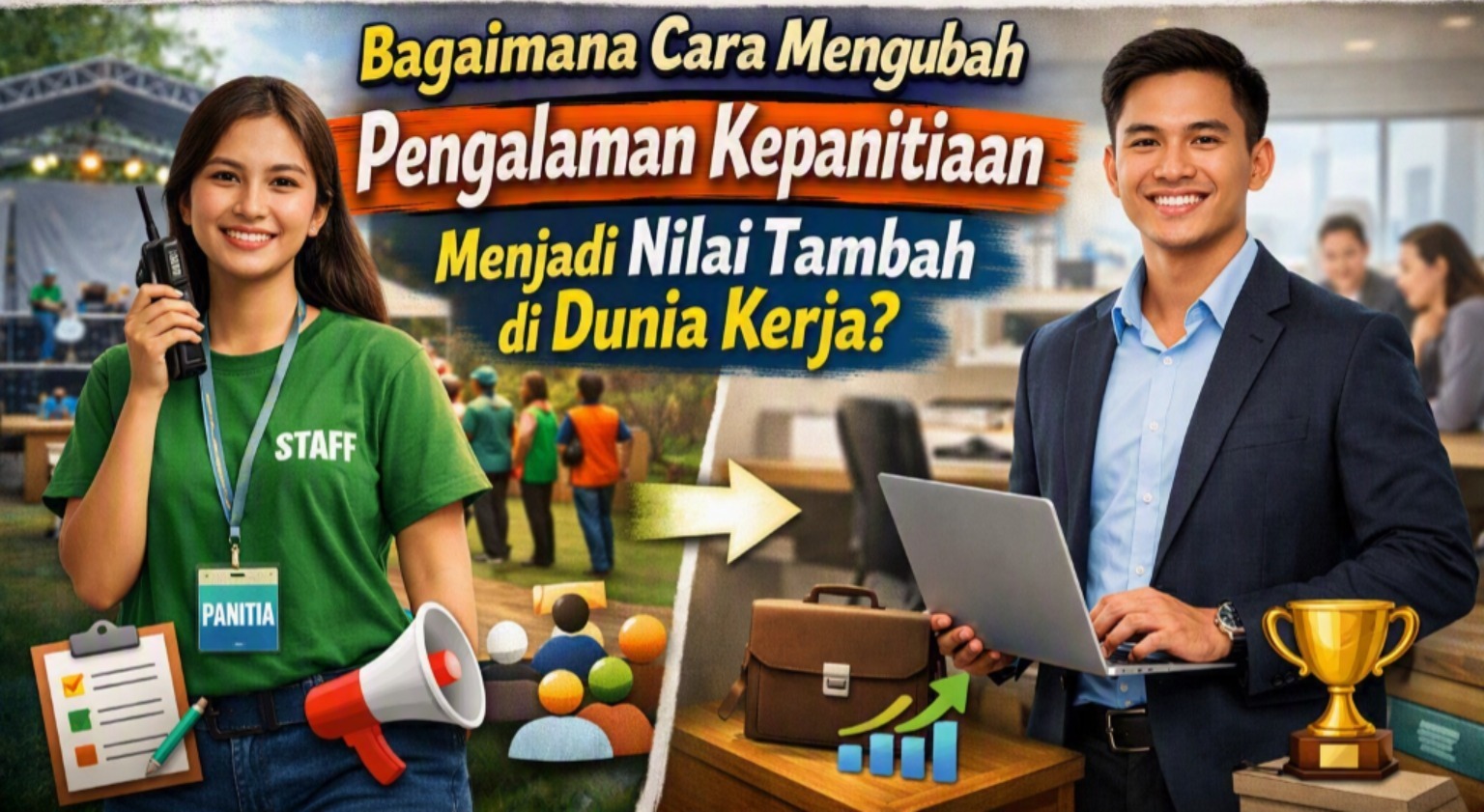 Bagaimana Cara Mengubah Pengalaman Kepanitiaan Menjadi Nilai Tambah di Dunia Kerja?