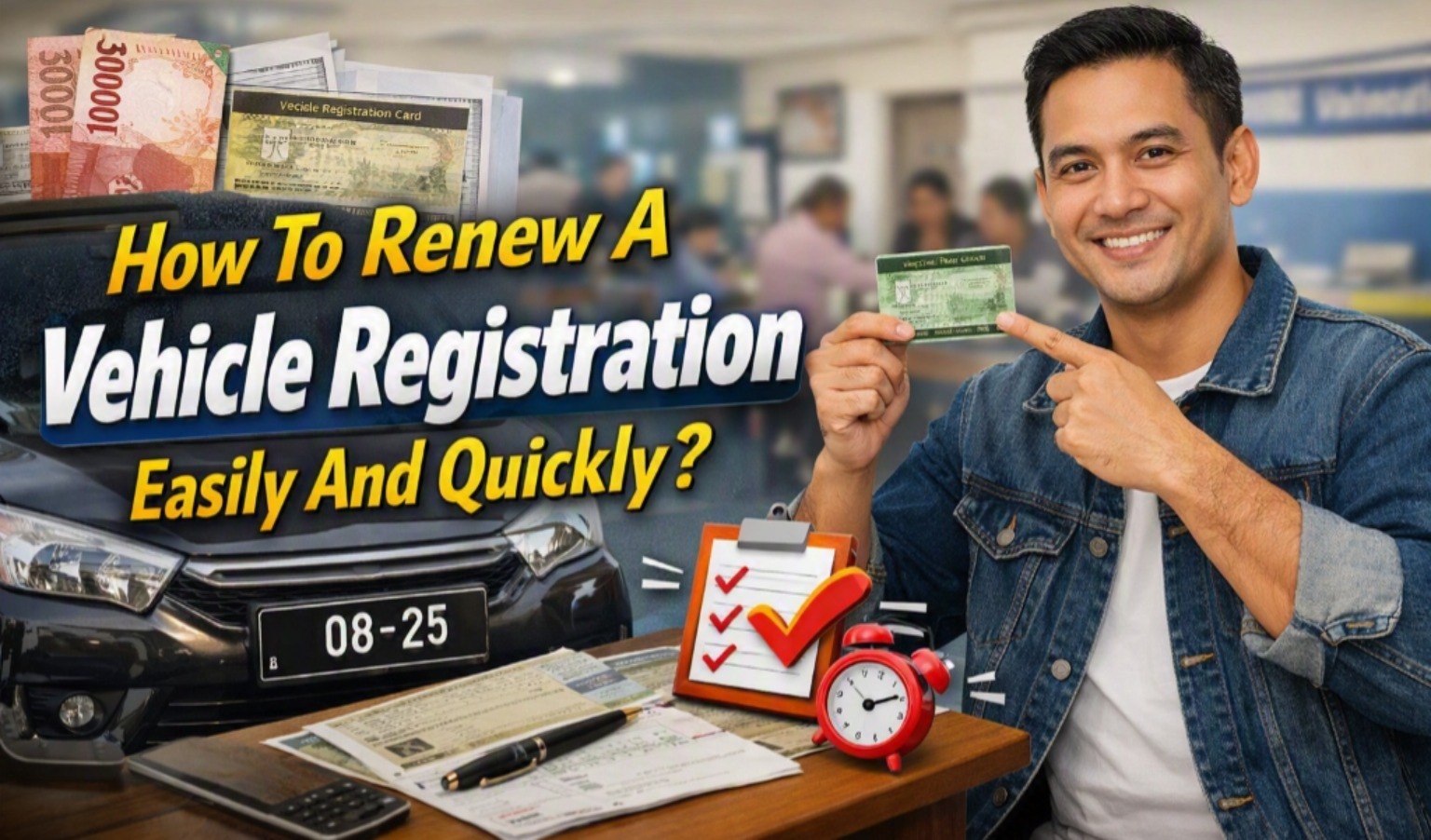 How To Renew A Vehicle Registration Easily And Quickly?