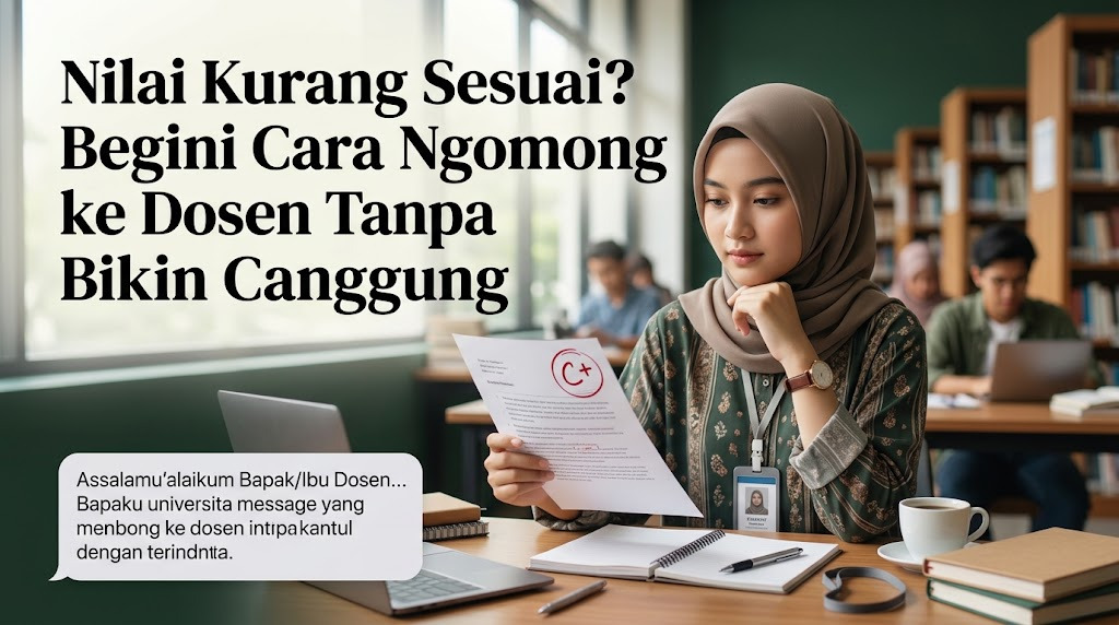 Nilai Kurang Sesuai? Begini Cara Ngomong ke Dosen Tanpa Bikin Canggung